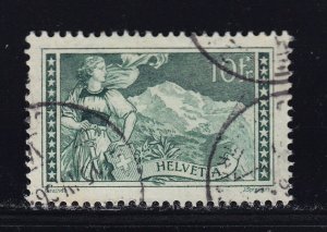 Switzerland Scott # 185 XF used neat cancel nice color scv $ 60 ! see pic !