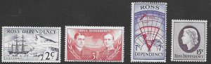 Ross Dependency  L5-8   1967  set 4   Mint VF NH