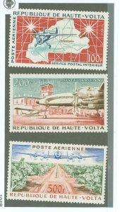 Burkina Faso (formerly Upper Volta) #C1-C3  Single (Complete Set)