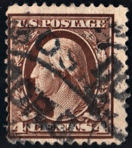 SC#377 4¢ Washington (1911) Used