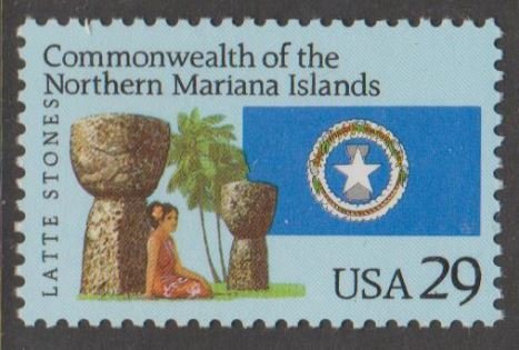 U.S. Scott #2804 Northern Mariana Islands - Latte Stones Stamp - Mint NH Stamp