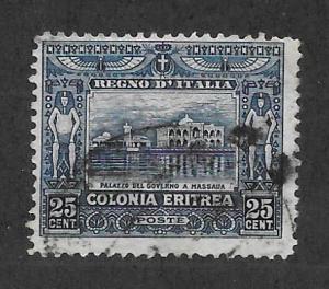 Eritrea Scott #48 Used 25c government building stamp 2015 CV $17.00