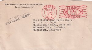 US MISSENT & FORWARDED METER MAIL 1938