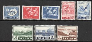 Iceland - Sc# 297 - 304 MH/MLH (302 - 304 MNH)       -       Lot 1123246