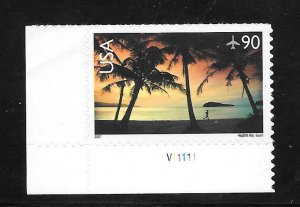 #C143 MNH Plate # Single