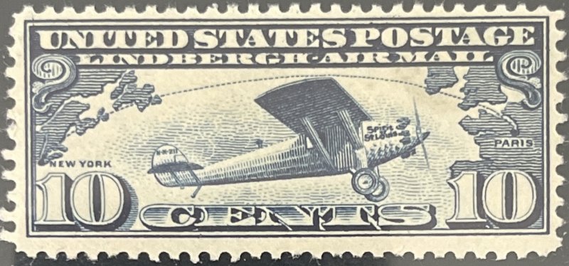 Scott #C10 1927 10¢ Spirit of St. Louis MNH OG