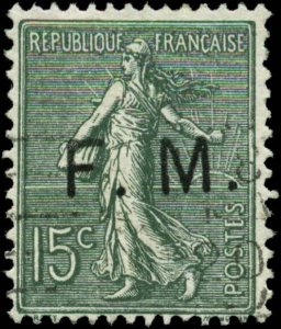 France Scott #M3 Used  Military Stamp