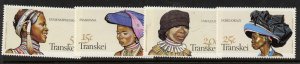 Transkei 87-90 MNH - Hats, Women's Headdresses