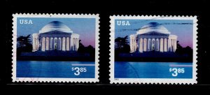 USA # 3647-3647A  USED JEFFERSON MEMORIAL ( GOOD CONDITION)