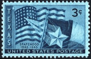 SC#938 3¢ Texas Statehood Single (1945) MNH