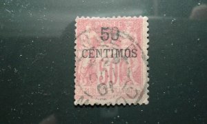 French Morocco #6a used type I E203 7376