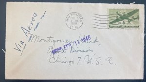 1946 Rio Piedras Puerto Rico Airmail Cover To Chicago IL Usa