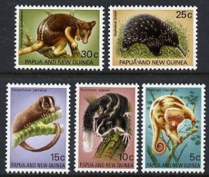 PAPUA NEW GUINEA - 1971 - Fauna Cons. Phalanger - Perf 5v Set -Mint Never Hinged