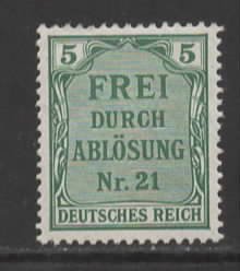 Germany Sc # OL3 mint never hinged (RRS)