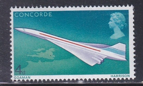 Great Britain # 581 Concorde Aircraft, Mint NH,