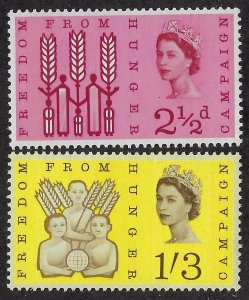 Great Britain Scott 390p & 391p Mint Never Hinged