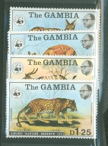 Gambia #341-344  Single (Complete Set)