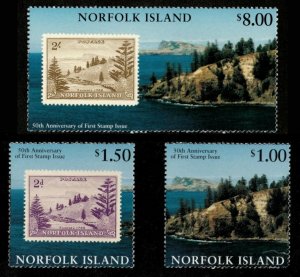 Norfolk Island 1997 - First Stamp Anniversary - Set of 3v - Scott 624-26 - MNH