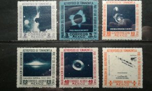 Mexico #774-76,C123-5 MNH disturbed gum on 40c e203 7309