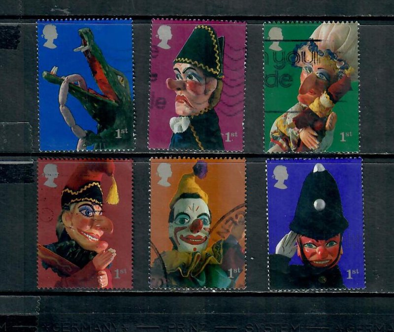 G.B 2001 COMMEMORATIVE SET PUNCH  AND JUDY  ISSUE , USED