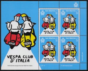 2024 San Marino Vespa Club d'Italia MS MNH