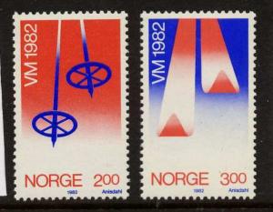 Norway 798-9 MNH World Skiing Championships