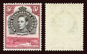 KENYA, UGANDA and TANGANYIKA Scott #83 (SG148b) 1944 KGVI mint NH