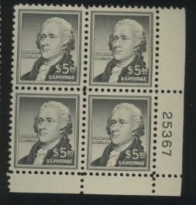 1053 MINT Plate Block F-VF OG NH Cat$230