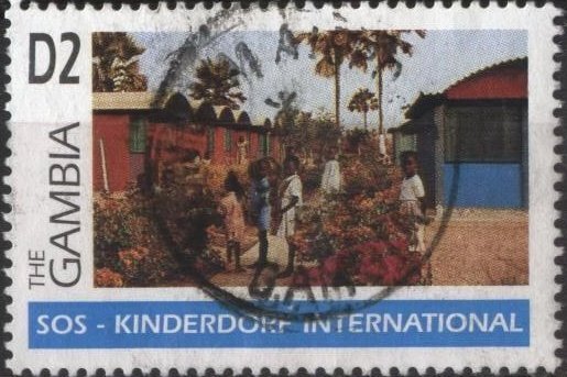 Gambia 1669 (used) 2d SOS Children’s Villages (Kinderdorf) (1995)
