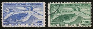 VATICAN C18-C19 USED AIR MAIIL