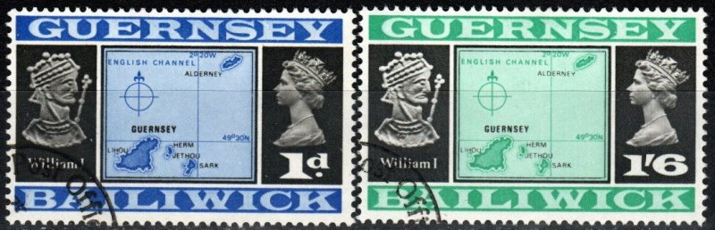 Guernsey #28-9   F-VF Used  Redrawn (X1651)