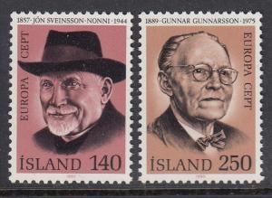 Iceland 528-9 mnh