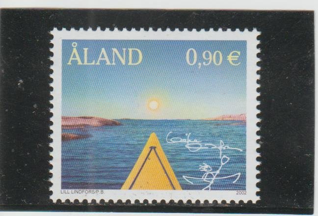 Aland  Scott#  206  MNH  (2002 My Alamo Painting)