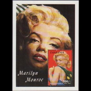 TANZANIA 1992 - Scott# 813 S/S Marilyn Monroe NH