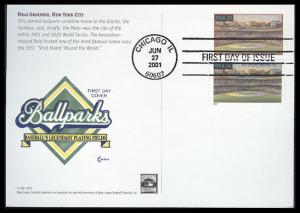 #UX369 Polo Grounds Combo Covercraft FDC