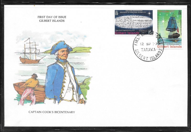 GILBERT IS. FDC #300-1 Capt. Cook, Postal Commutative Society (my997)