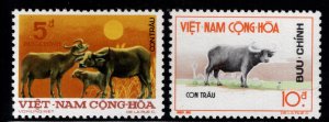 South Vietnam Scott 460-461 MH*  Water Buffalo set