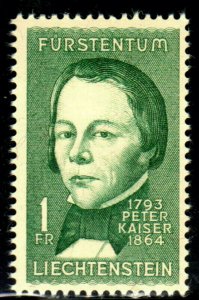 LIECHTENSTEIN #394  1965  PETER KAISER  MINT  VF NH  O.G