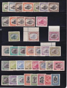 PAPUA NEW GUINEA VF-MNH MLH COLLECTION ON STOCK SHEETS,HV SETS,S/SHEETS,BOOKLET