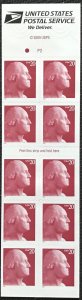 US #3482a MNH Booklet of 10 George Washington #P2 SCV $5.50 L42