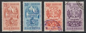 VENEZUELA #489//498 USED SET