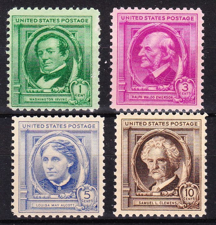 MOstamps - US Mint OG NH Famous Americans (4 stamps) - Lot # DS-8281