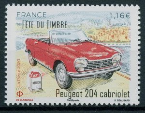 France 2021 MNH Cars Stamps Stamp Day Peugeot 204 Cabriolet 1v Set