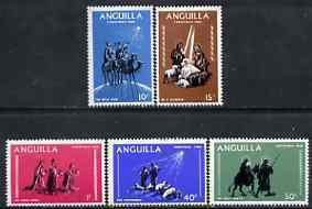 ANGUILLA - 1968 - Christmas - Perf 5v Set - Mint Never Hinged