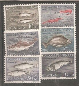 Greenland SC 136-41 Mint, Never Hinged