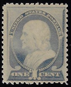 Scott #212 - $250.00 – F/VF-OG-NH – Pristine Post Office fresh.  Showpiece!