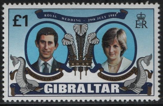 GIBRALTAR 406 MINT (LH) F/VF