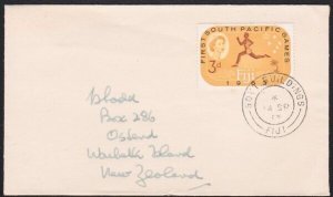 FIJI 1963 cover to New Zealand - Govt Buildings Suva cds...................B2868