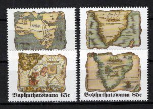 South Africa Bophuthatswana 270-273 MNH Maps of Africa ZAYIX 0424S0130M