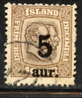 Iceland # 131, Used. CV $ 8.50